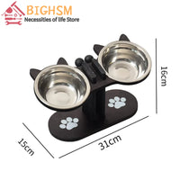 Cat Bowls Elevated Dish Pet Food Bowls for Food and Water Kitten Indoor Cats Cat Bowls with Stand Cat Dining Table Dish