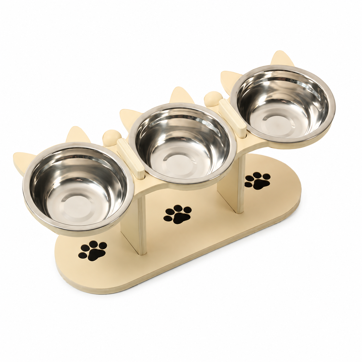 Ergonomic 15° Tilted Cat Feeder