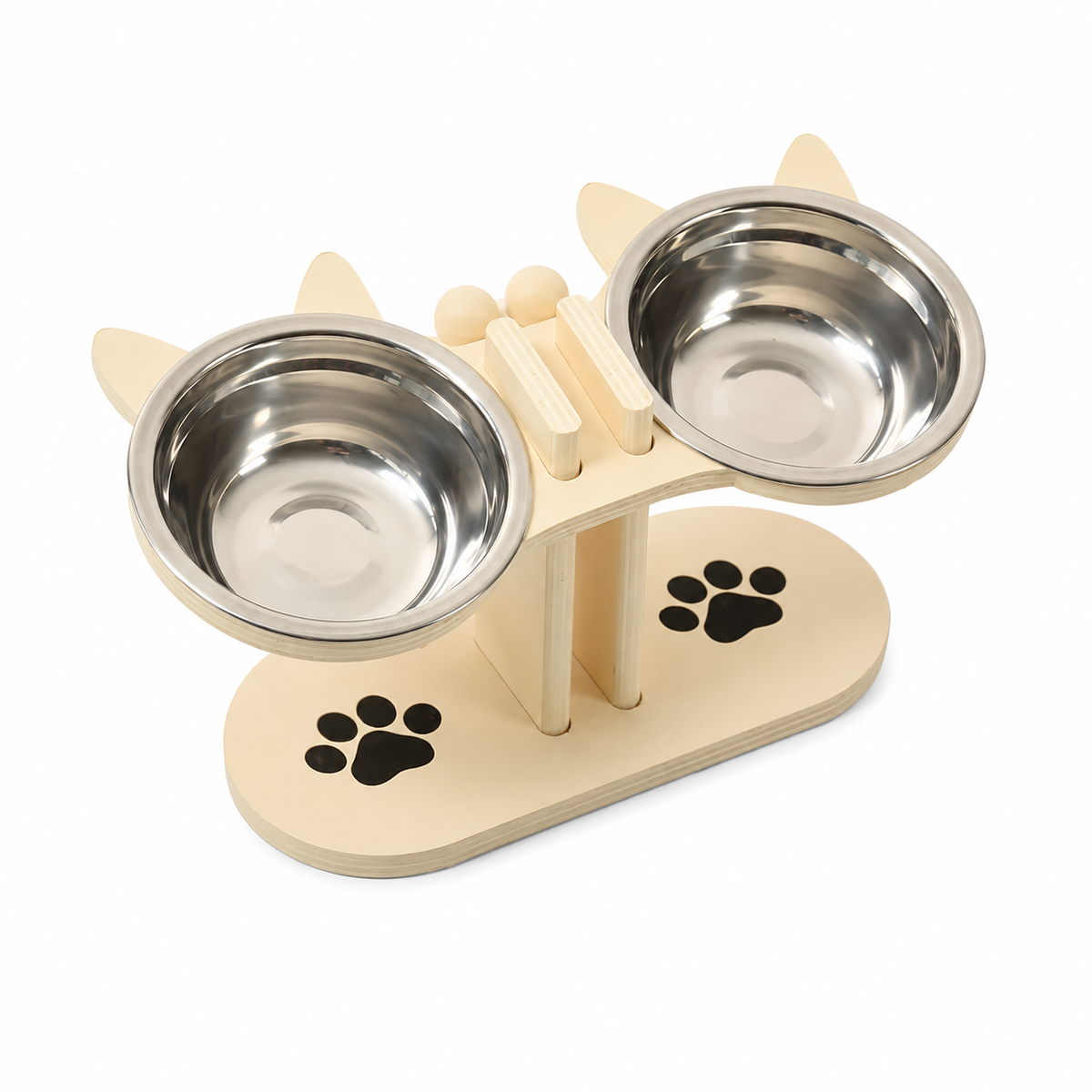 Ergonomic 15° Tilted Cat Feeder