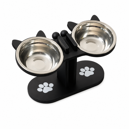 Ergonomic 15° Tilted Cat Feeder