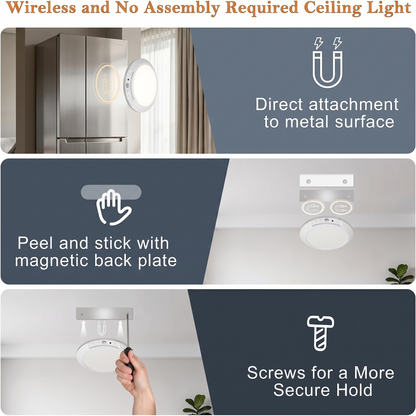 Wireless Rechargeable Motion Ceiling Light™