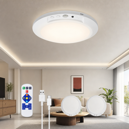Wireless Rechargeable Motion Ceiling Light™