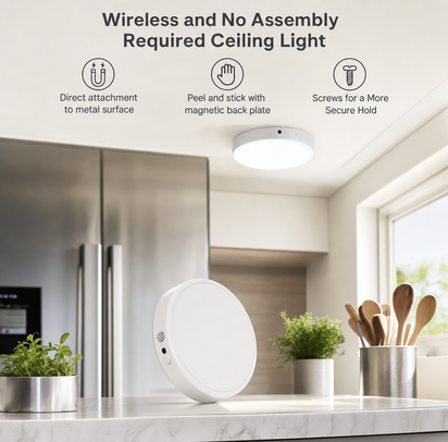 Wireless Rechargeable Motion Ceiling Light™